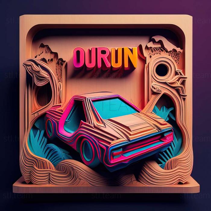 3D модель OutRun Онлайн аркадная игра (STL)